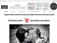 Tablet Screenshot of fotografo-bodas.com